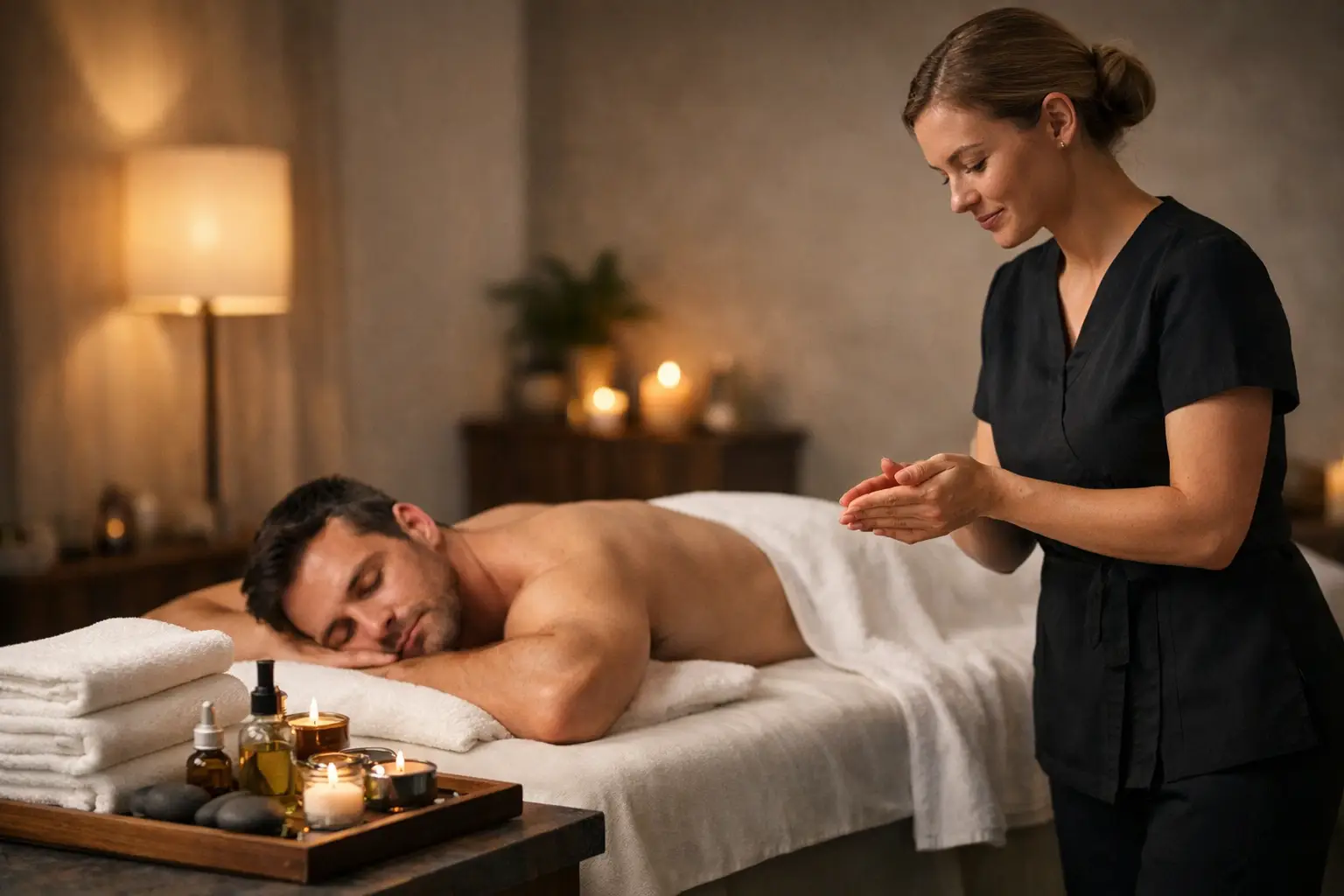 Diskrete sinnliche Massage für Männer