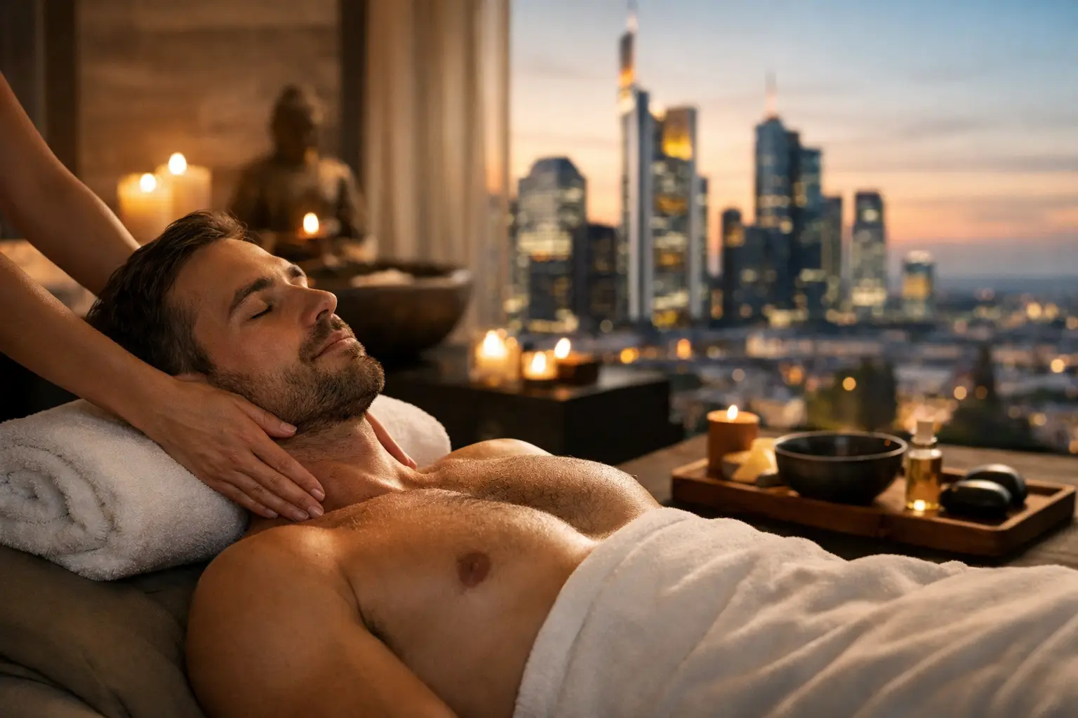 Sinnliche Wellness für Herren in Frankfurt